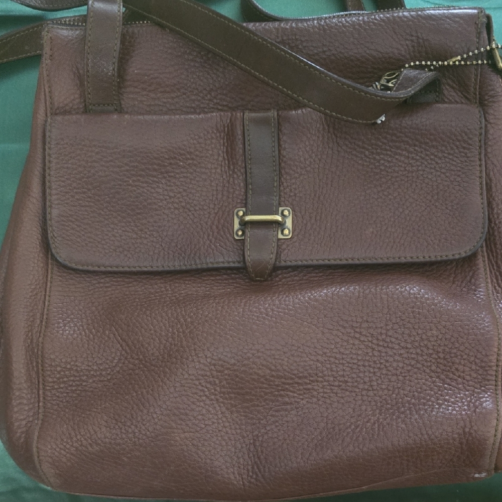 Brown Leather Fossil Bag